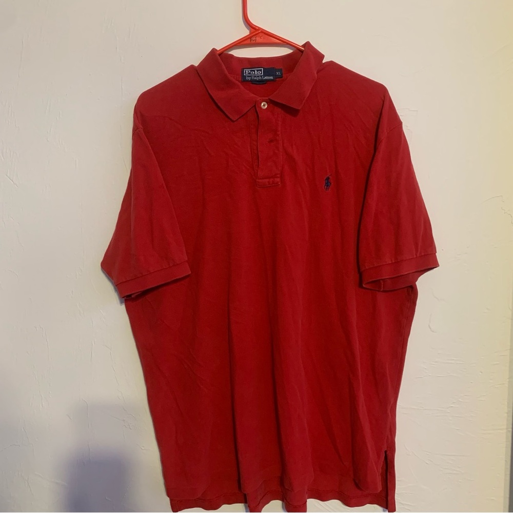 Polo shirt red size XL